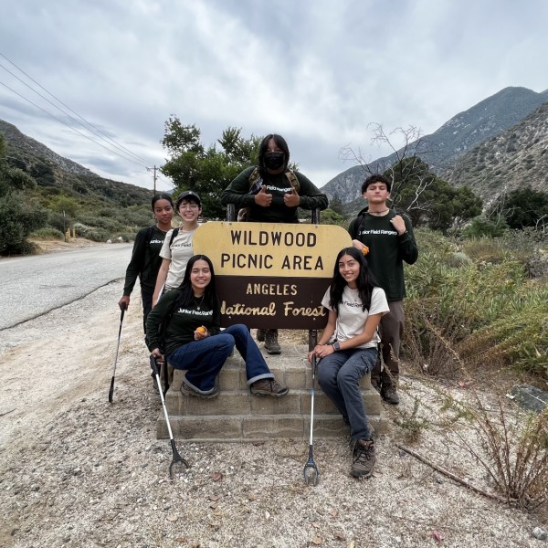 Jr. Field Rangers at Angeles National Forest